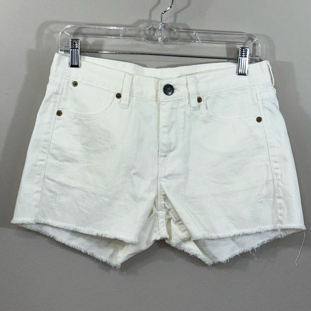 J. Crew Off-White Jean Shorts